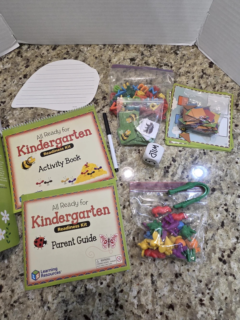 Learning Resources All Ready for Kindergarten Kit Homeschool Ages 4-6 Complete